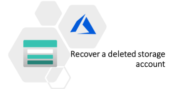 Recover a deleted storage account azure
